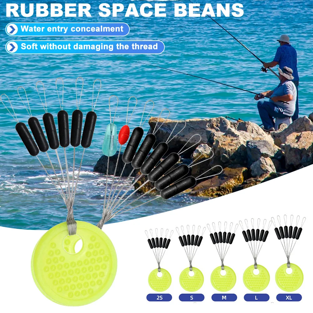 Fishing Equipment And Gear - 낚싯대 고무 스페이스 빈, 블랙 고무