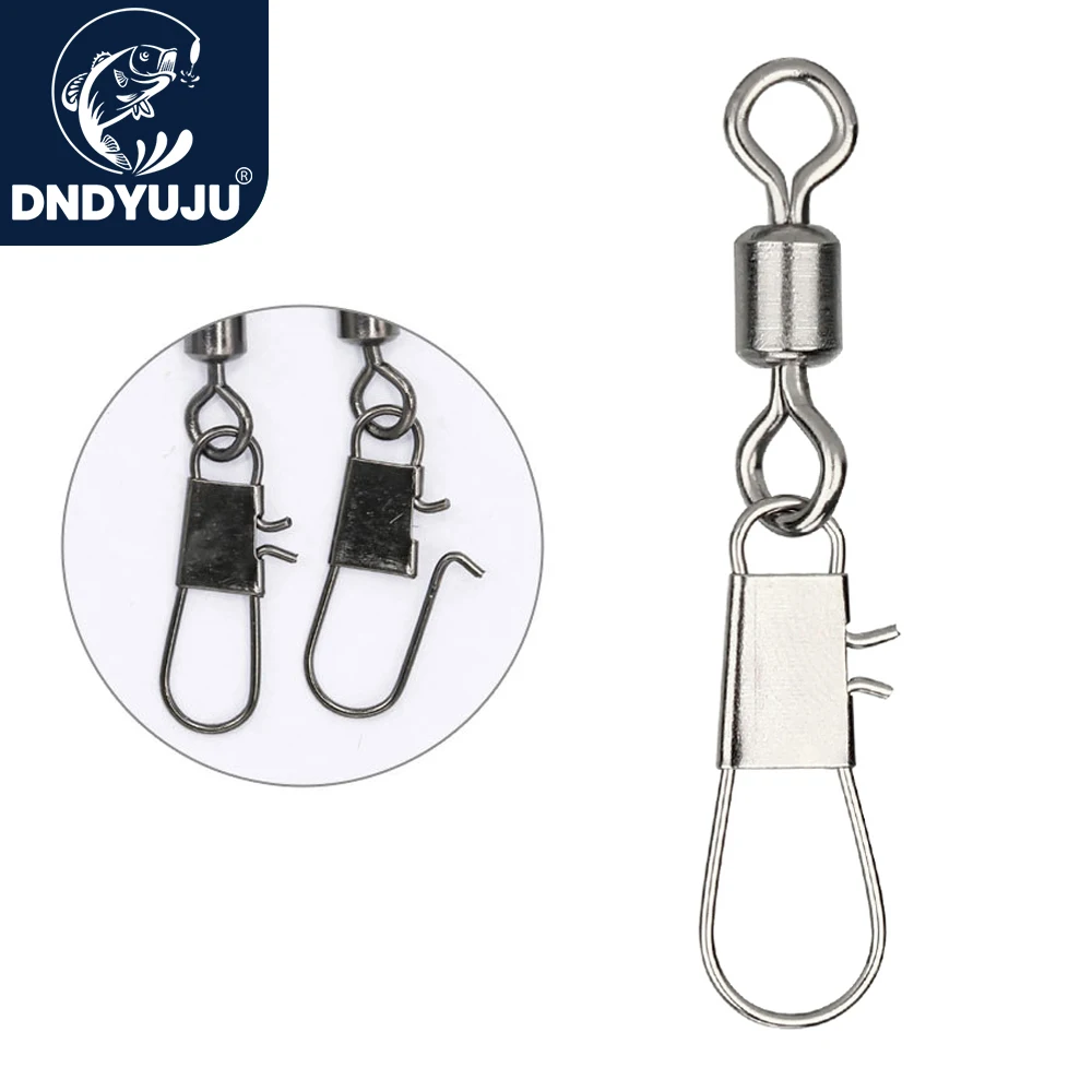 Fishing Quest - DNDYUJU 50pcs 낚시 커넥터 인터록 스냅이있는