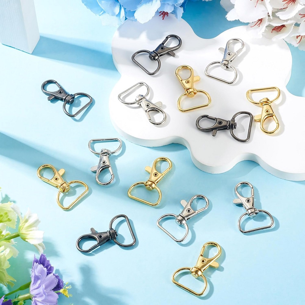 10/20세트 대형 D 클립 회전식 키체인 고리(D링  - Fishing Swivel Connector 리뷰 및 가격