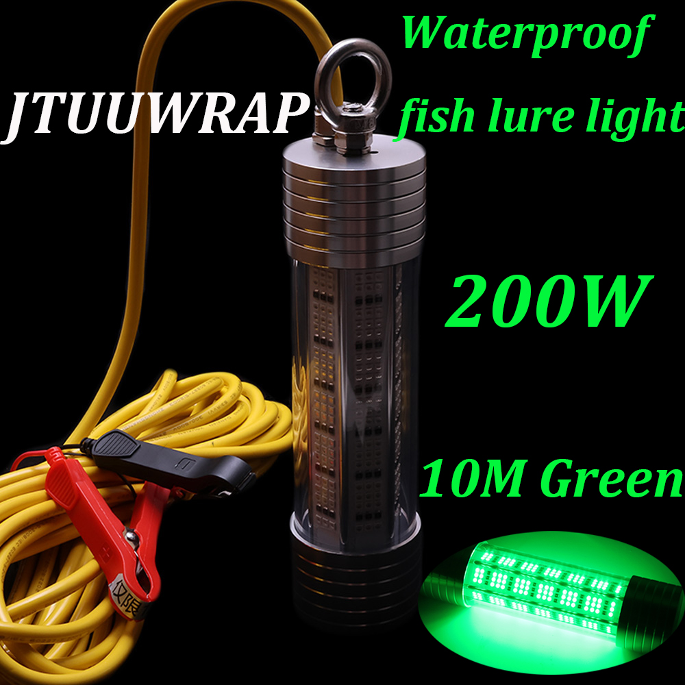 1 PC 새로운 200W 12V 낚시 조명(10미터 포 - Fishing Equipment And Gear 리뷰 및 가격