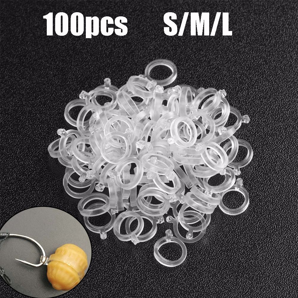 100pcs 새로운 들것 탄성 흰색 PE 펠렛 미끼 밴 - Fishing Equipment Guide 리뷰 및 가격