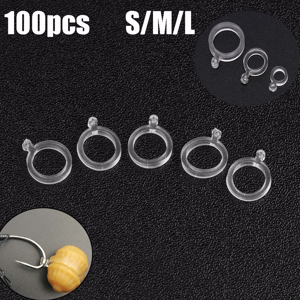100pcs 새로운 들것 탄성 흰색 PE 펠렛 미끼 밴 - Fishing Equipment Guide 리뷰 및 가격