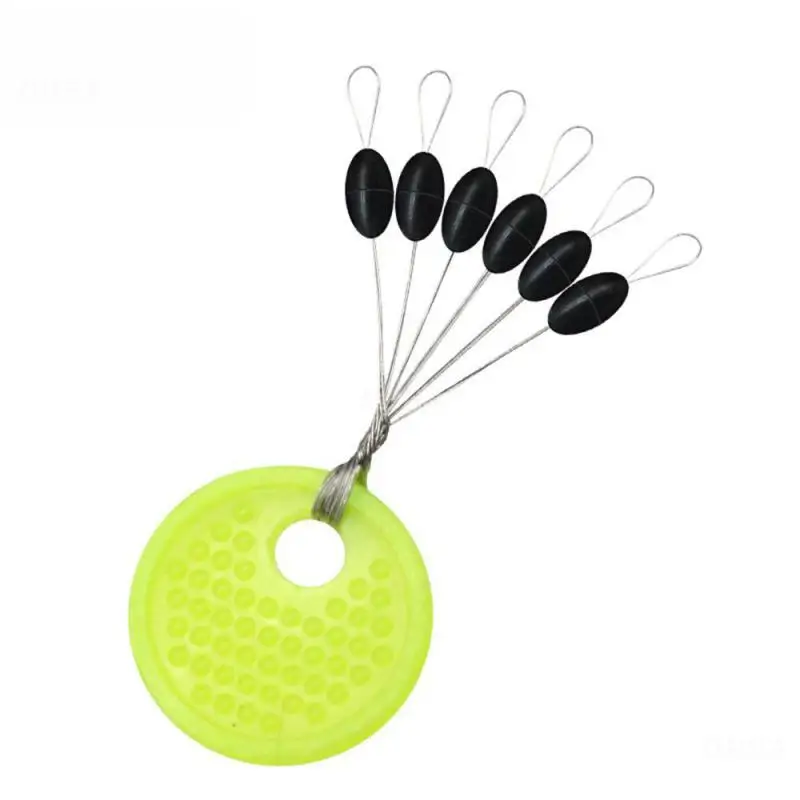 낚싯대 고무 스페이스 빈, 블랙 고무 타원형 스토퍼,  - Fishing Equipment And Gear 리뷰 및 가격