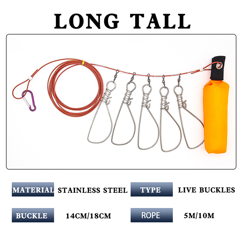 ● 릴이 있는 피쉬 락 버클, 스테인리스 스틸 랜야드, - Fishing Equipment Guide 리뷰 및 가격