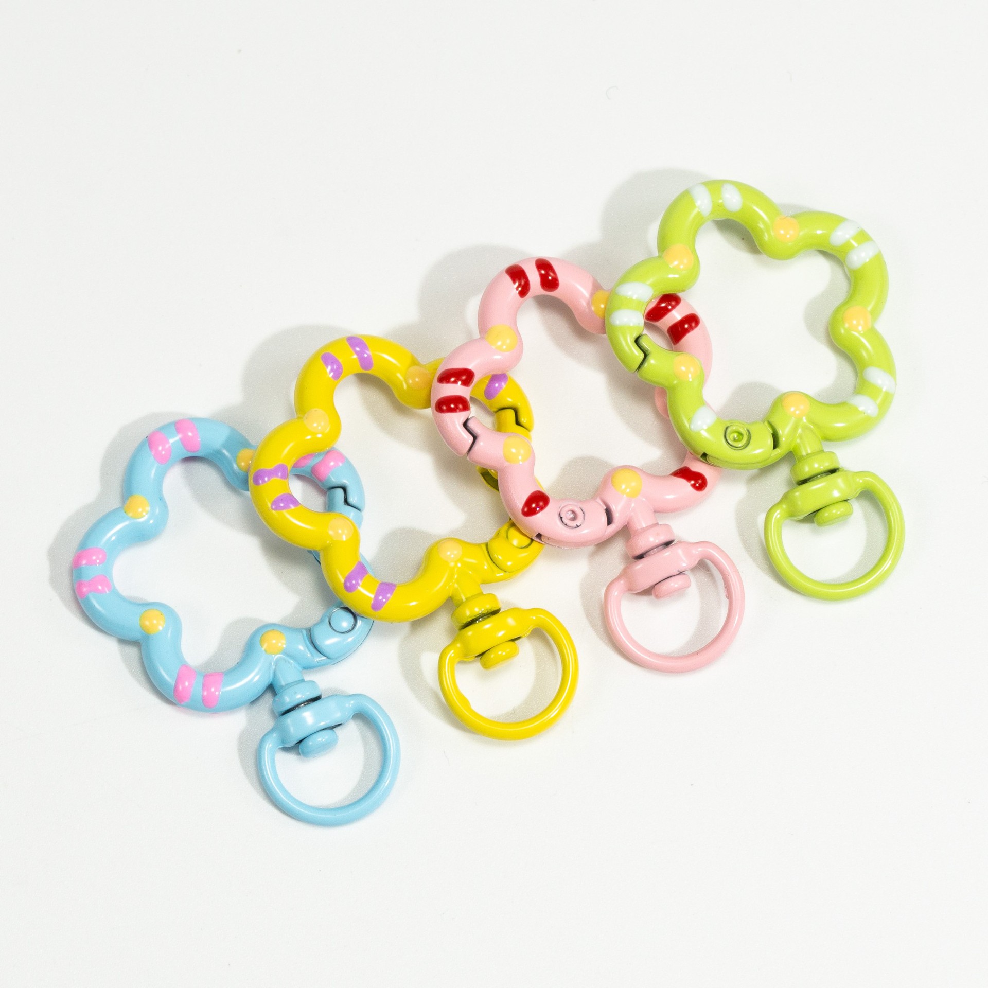 5pcs 꽃 금속 랍스터 클로 걸쇠 회전 매는 밧줄 트 - Fishing Swivel Connector 리뷰 및 가격