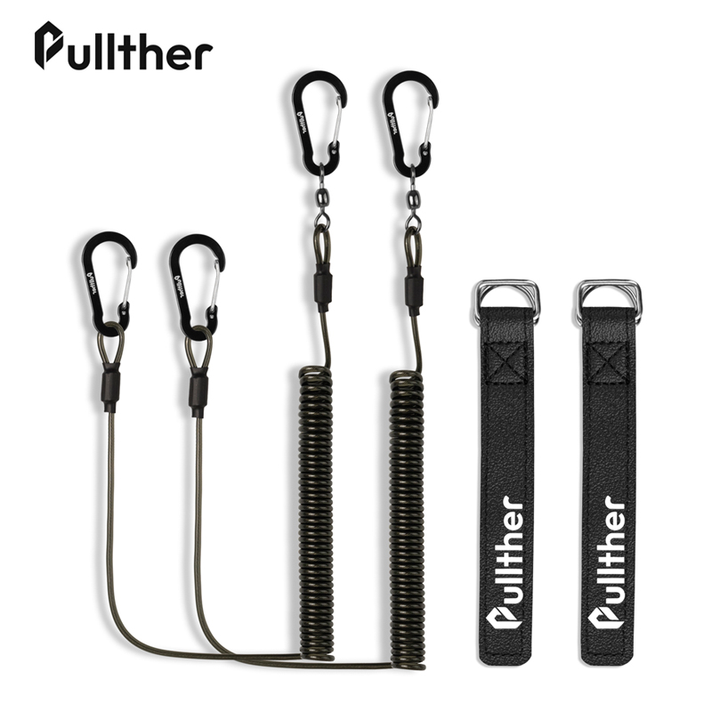 낚시 코일 끈 (로드 타이 벨트 포함) 캠핑 카라비너  - Fishing Equipment And Gear 리뷰 및 가격