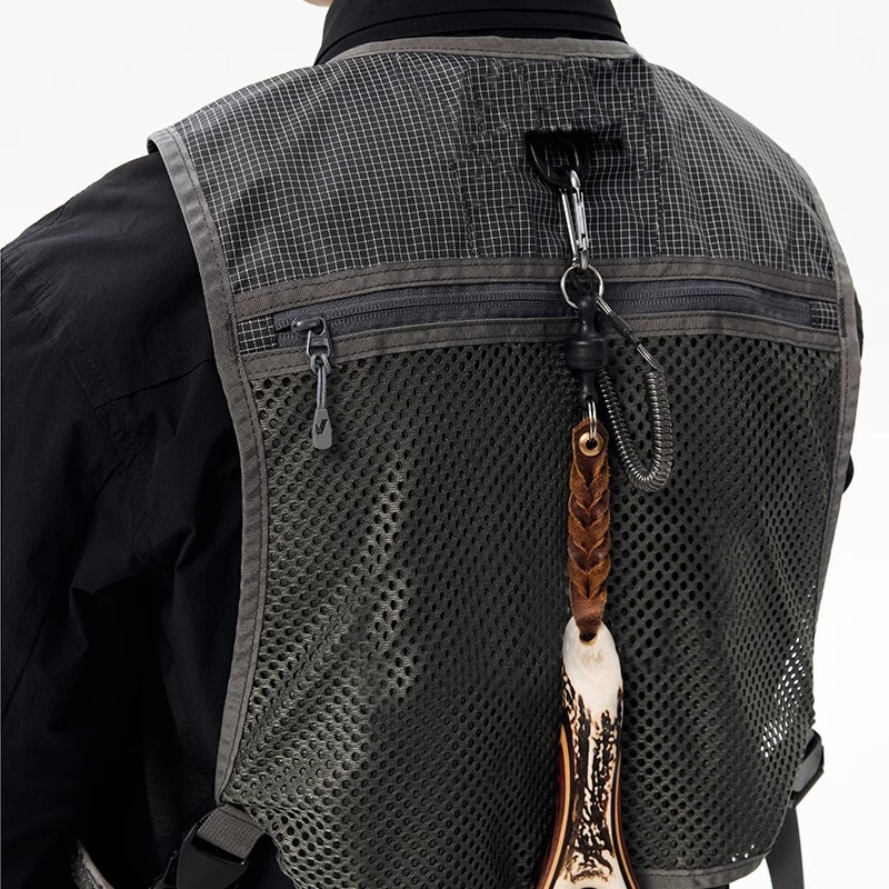 야외 전술 낚시 조끼 남성 여성 멀티 포켓 다기능 플라 - Fishing Equipment And Gear 리뷰 및 가격