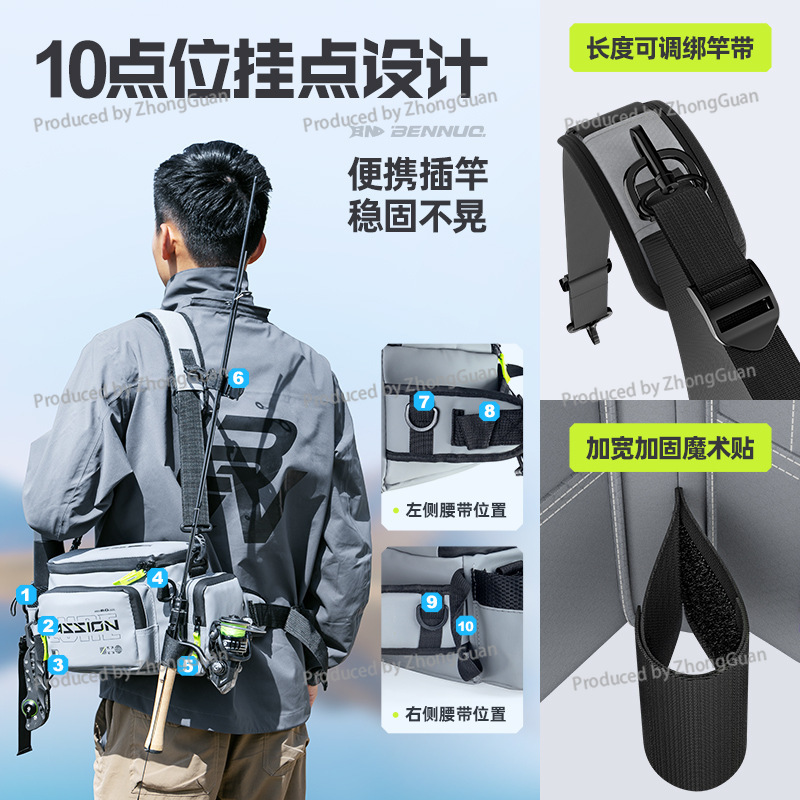 다기능 패니팩 방수 어깨 낚시 장비 가방 낚시 가방 루 - Fishing Equipment And Gear 리뷰 및 가격